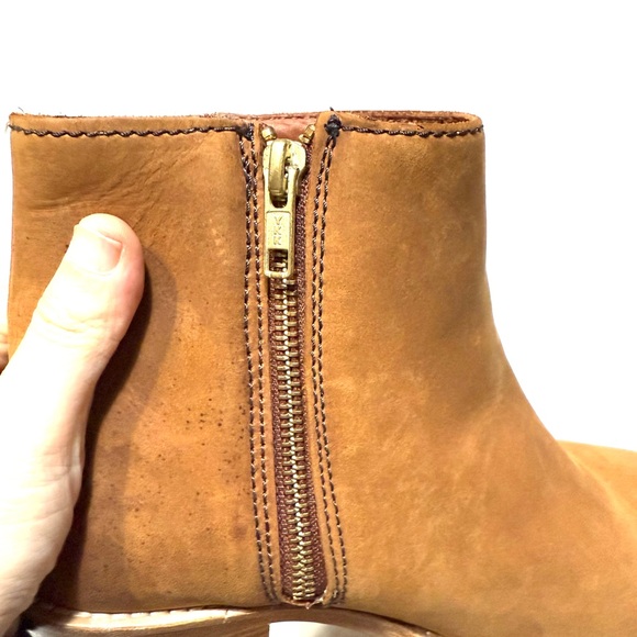 Patina Portland Leather Goods Women Canyon Brown Ankle Boots Size 9 - Picture 9 of 9